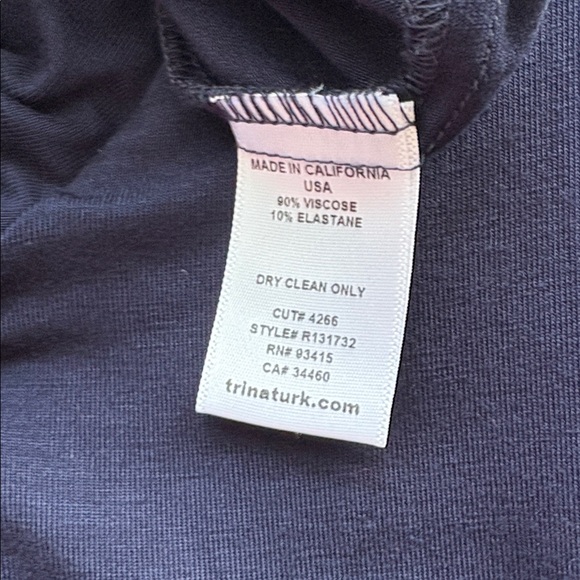 TRINA TURK Navy Blue Women's Dress - Picture 6 of 8